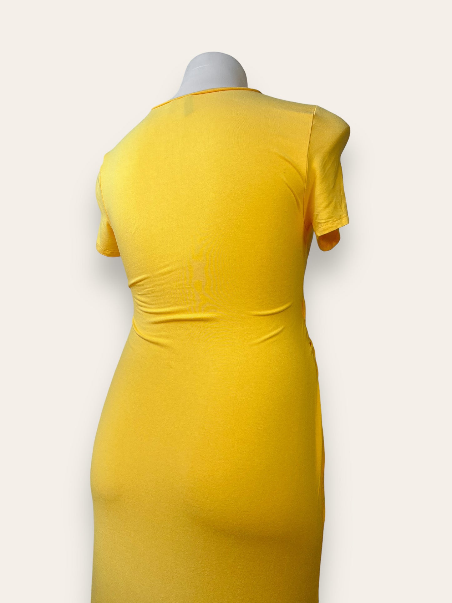 JOANN - Yellow Cut-Out Dress