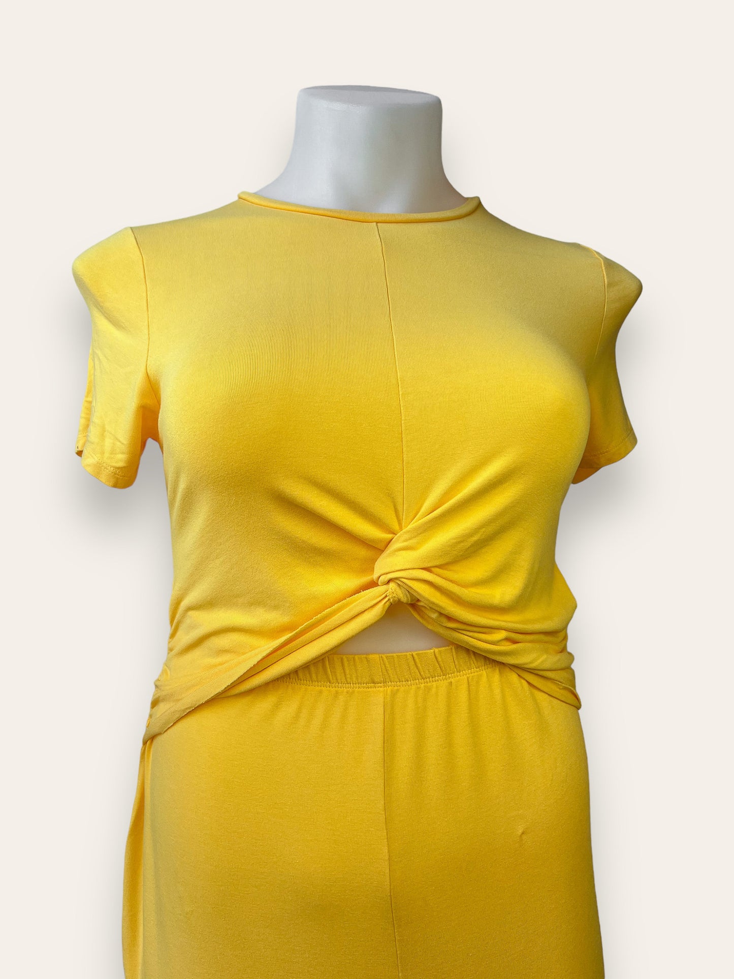 JOANN - Yellow Cut-Out Dress