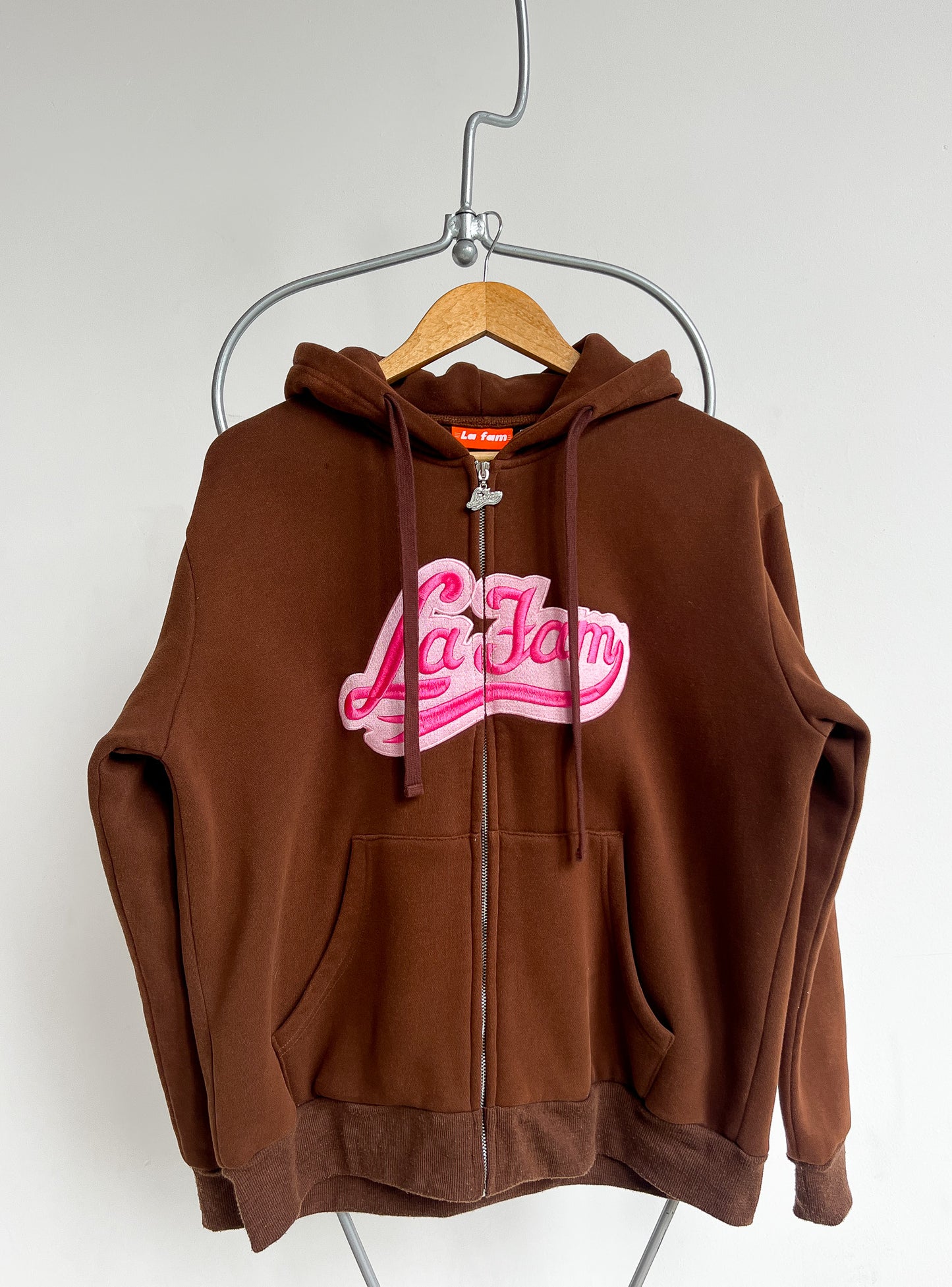 LA FAM Brown Zipper - S