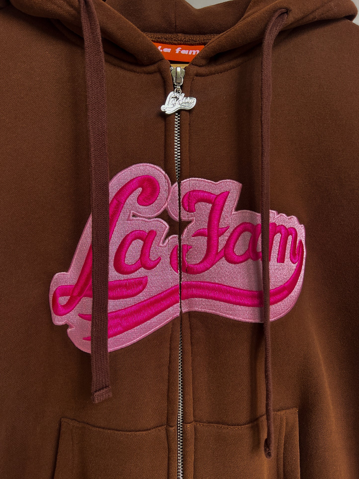 LA FAM Brown Zipper - S