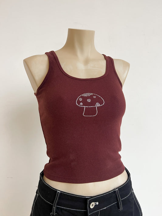 MARTHE - Mushroom Brown Top - M