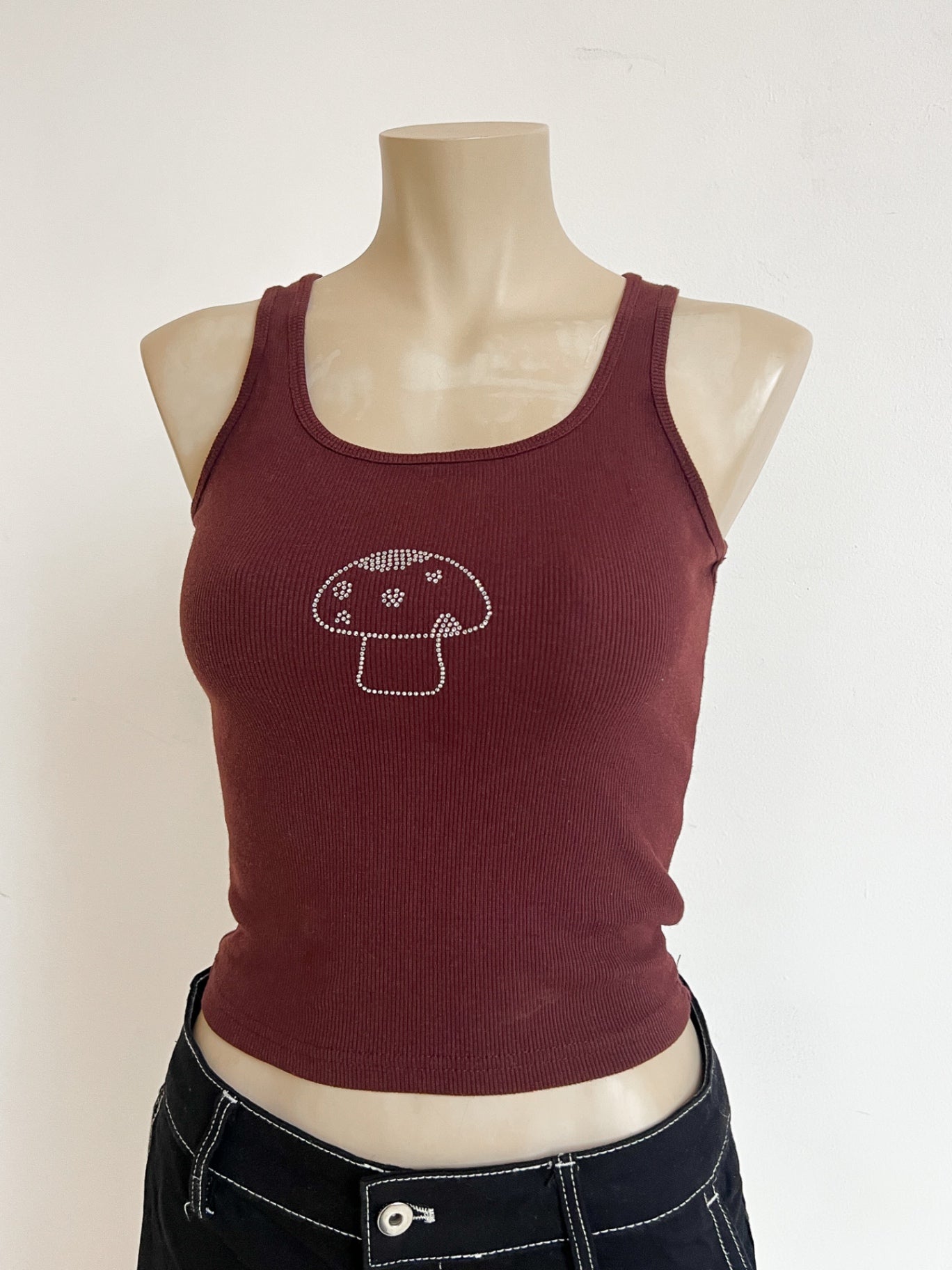 MARTHE - Mushroom Brown Top - M