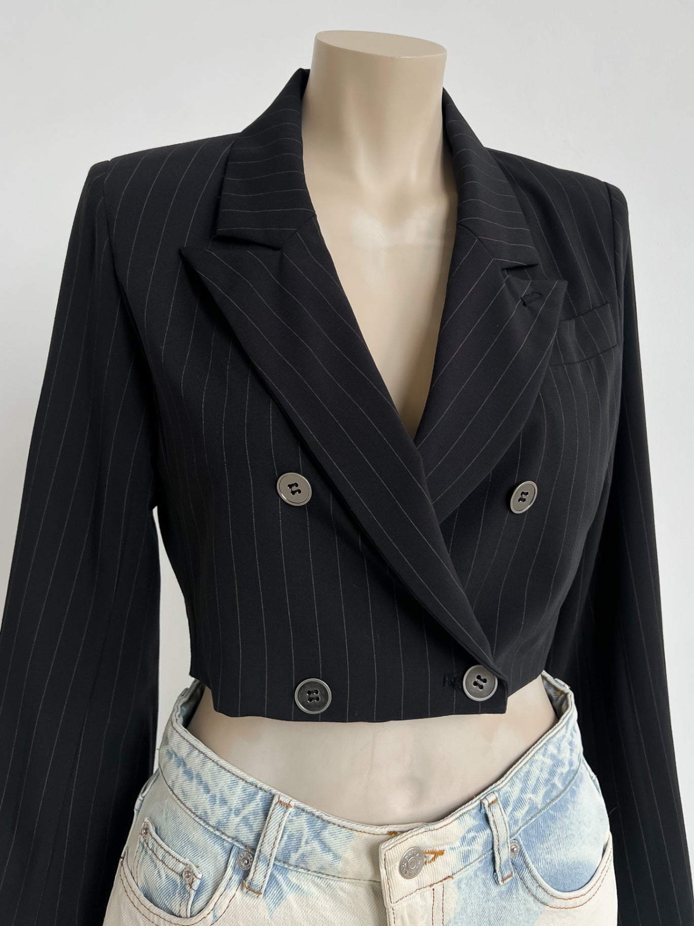 MARTHE - Danielle Guizio Cropped Blazer - S