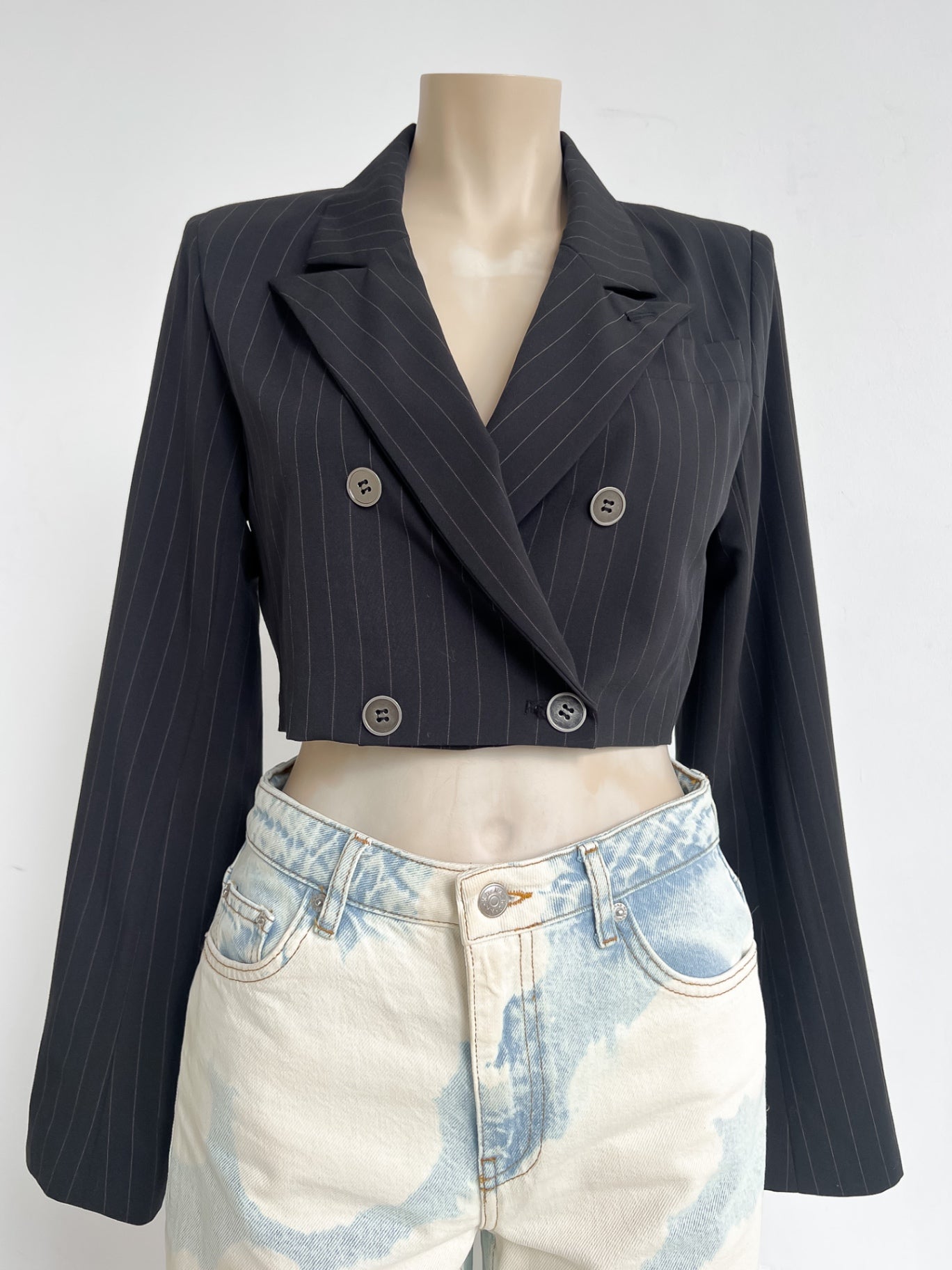 MARTHE - Danielle Guizio Cropped Blazer - S