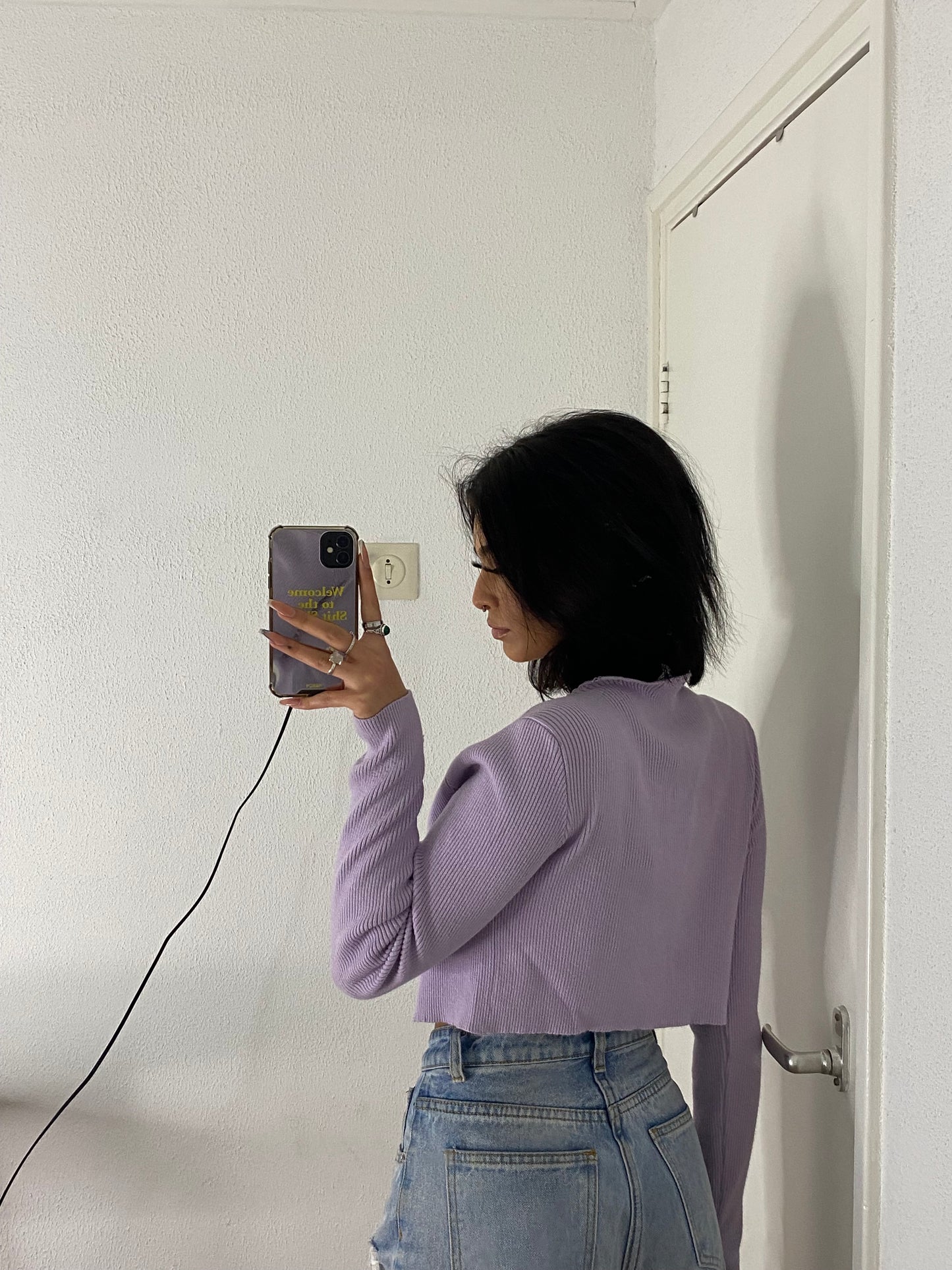 ARUNYA - Purple long sleeve — S