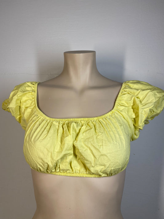 JOANN - Yellow Crop Top — 44