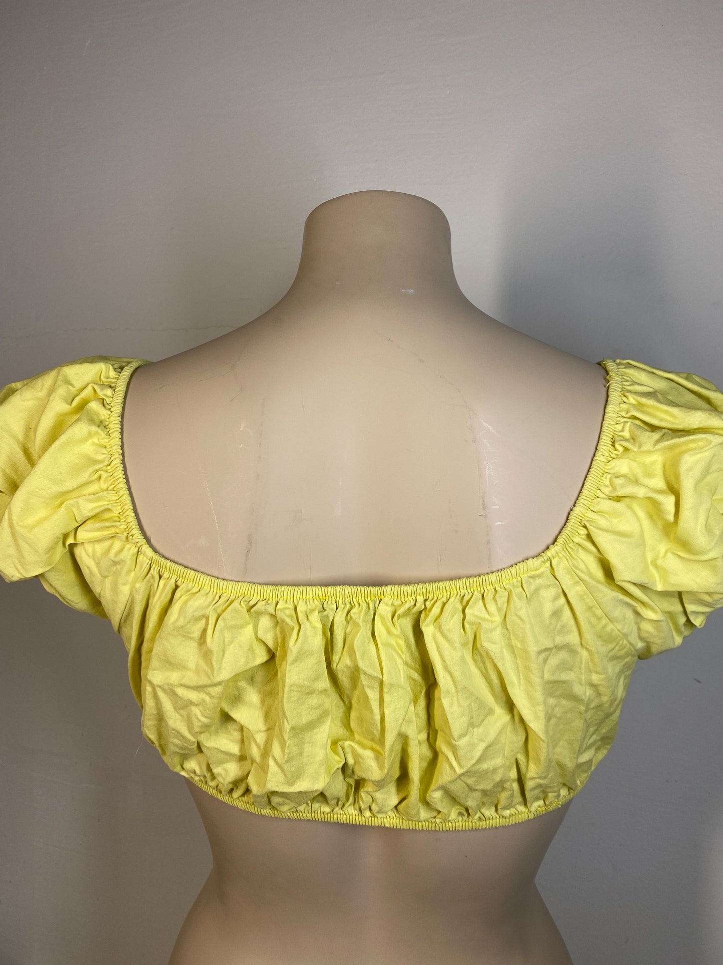 JOANN - Yellow Crop Top — 44