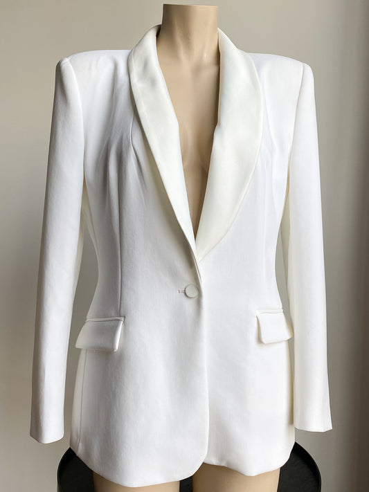 CHELSEY - White Blazer — L