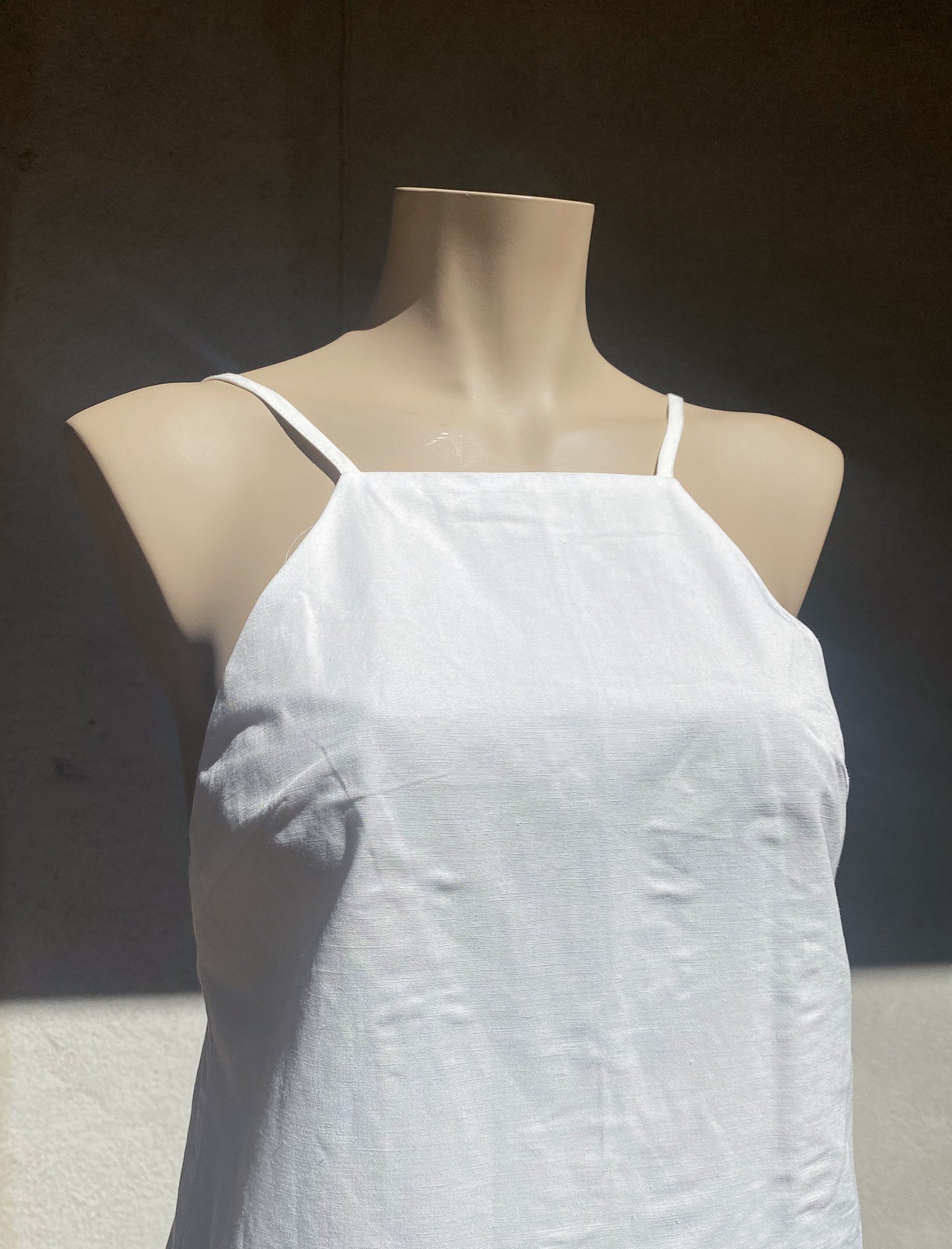 CECILIA - White Summer dress — S