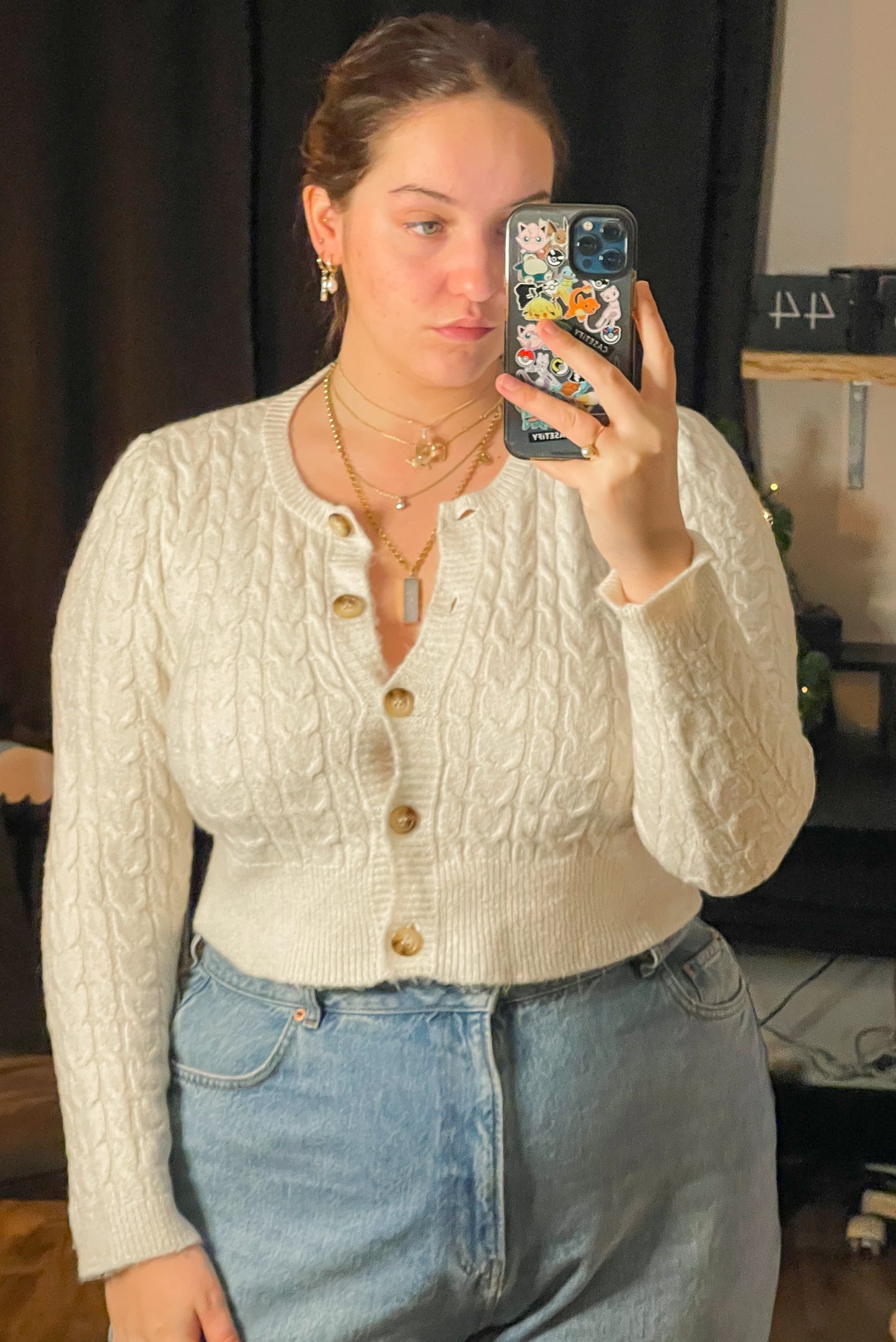 JOANN - White knitted vest