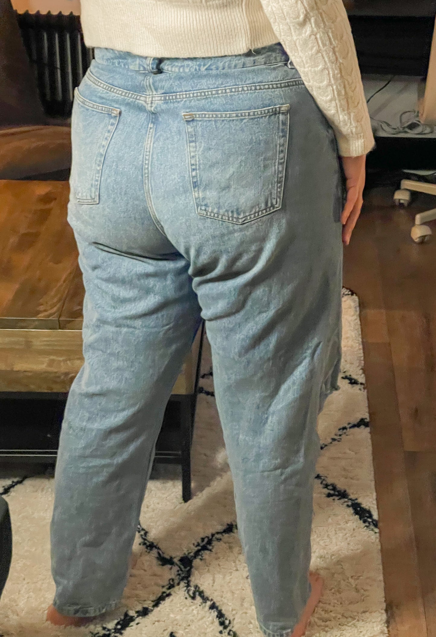 JOANN - Ripped blue denim 2