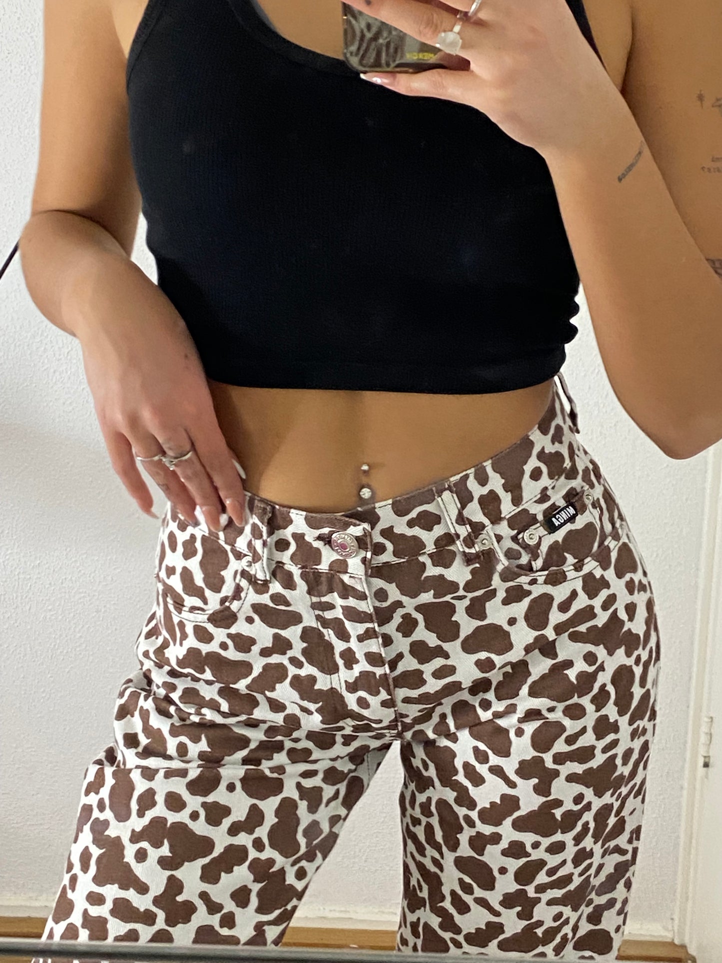 ARUNYA - Animal print jeans — XS