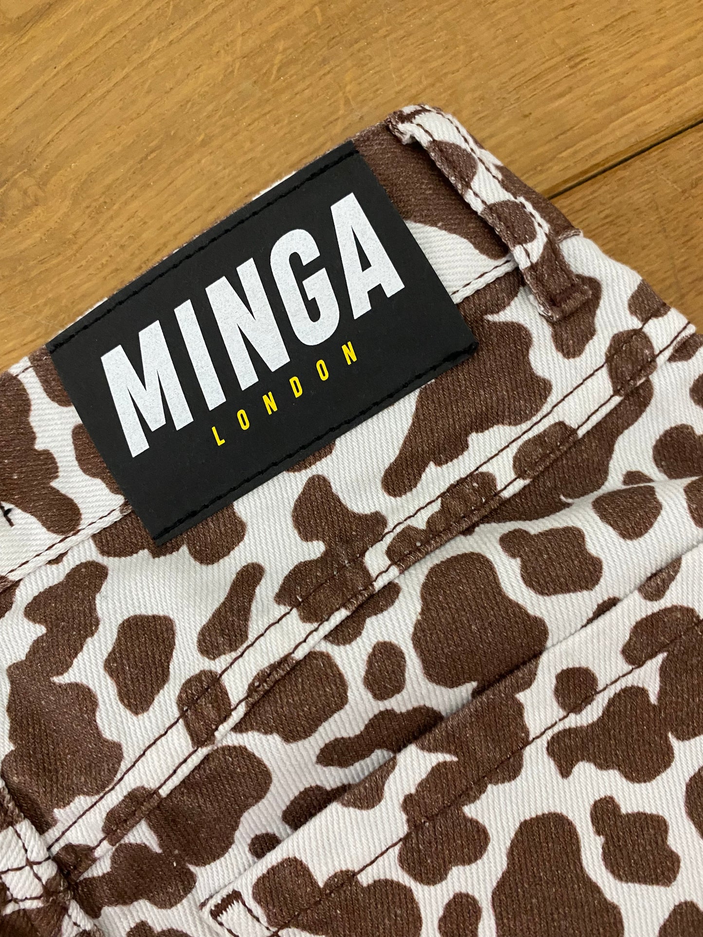 ARUNYA - Animal print jeans — XS