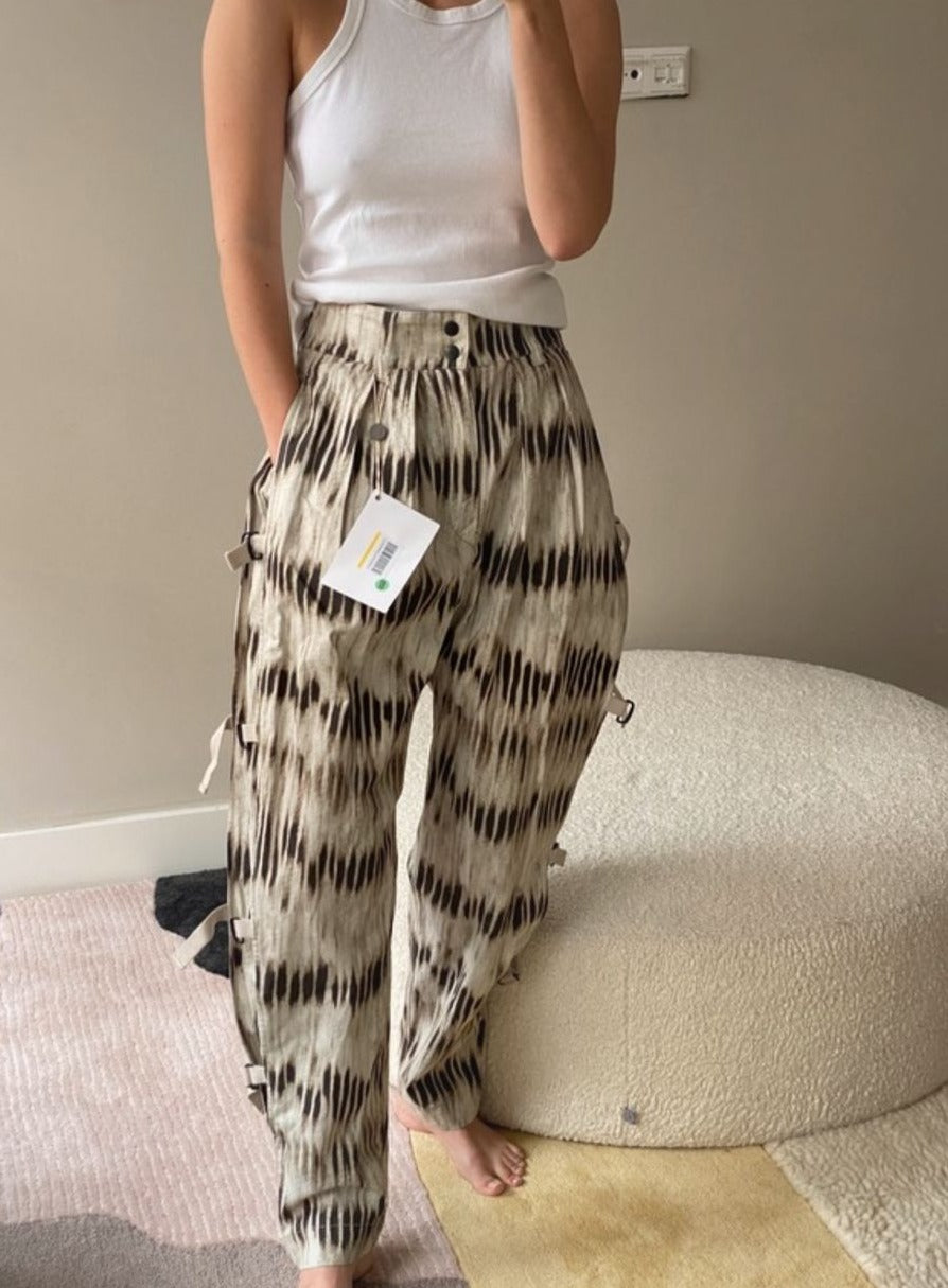 CHELSEY - Isabel Marant Izard High Waisted Slacks — 38