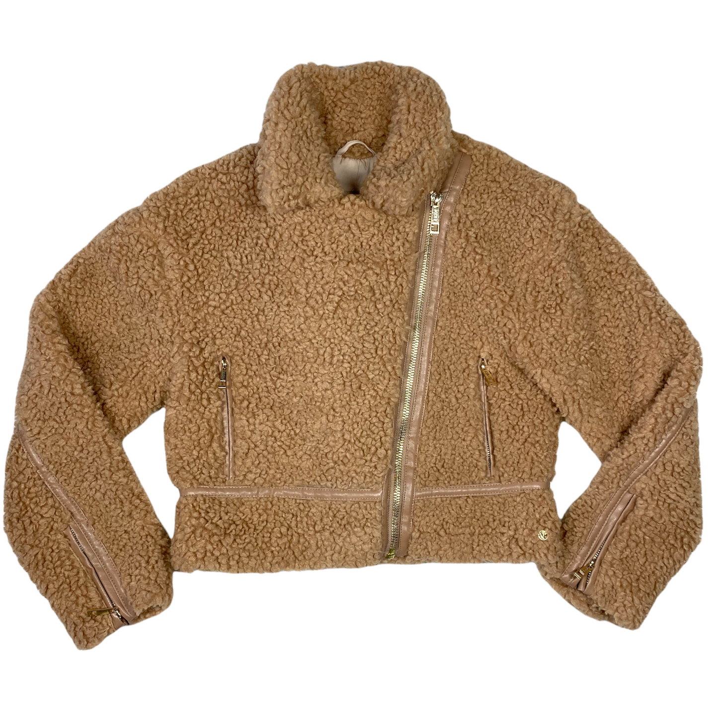 ISHA - Josh V Almond teddy coat — XS