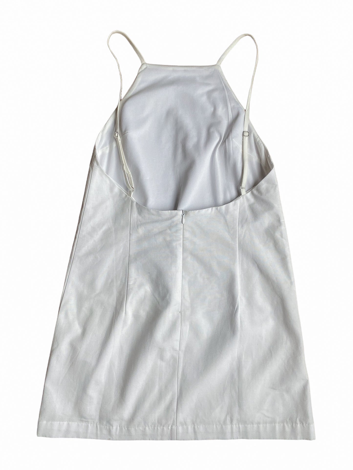 CECILIA - White Summer dress — S