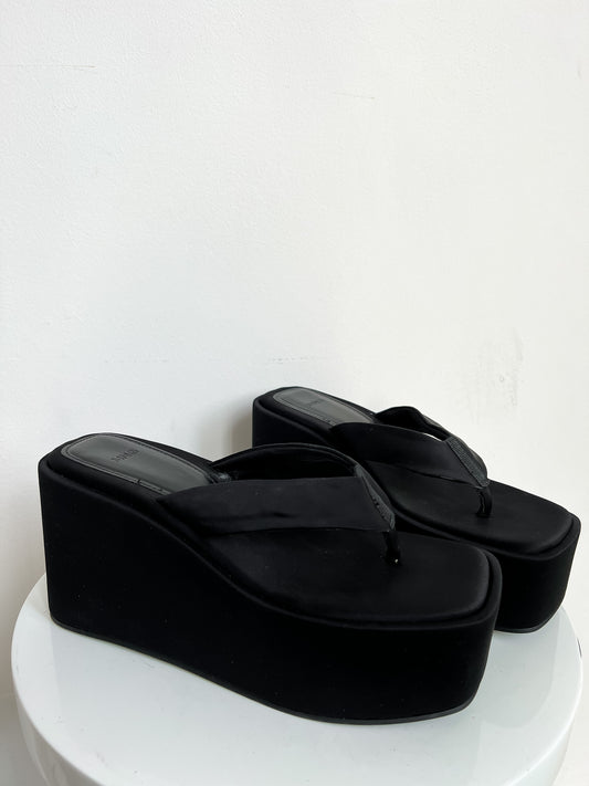 MARTHE - MANGO Slippers Black - 40