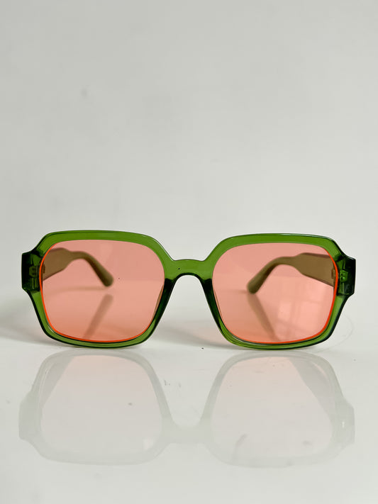 MARTHE - ASOS Green Sunglasses