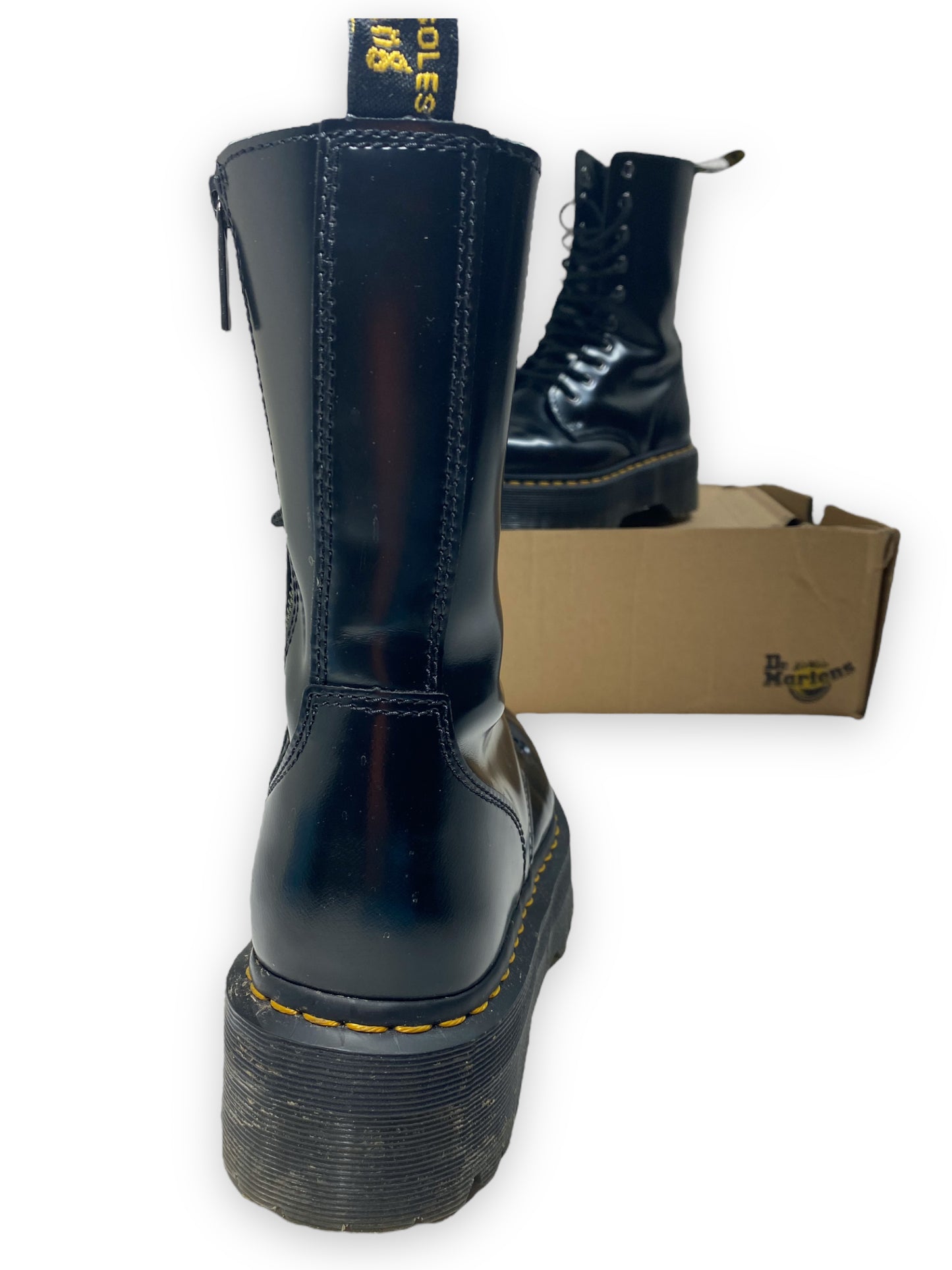 CECILIA - Dr. Martens Jadon Hi boots in black