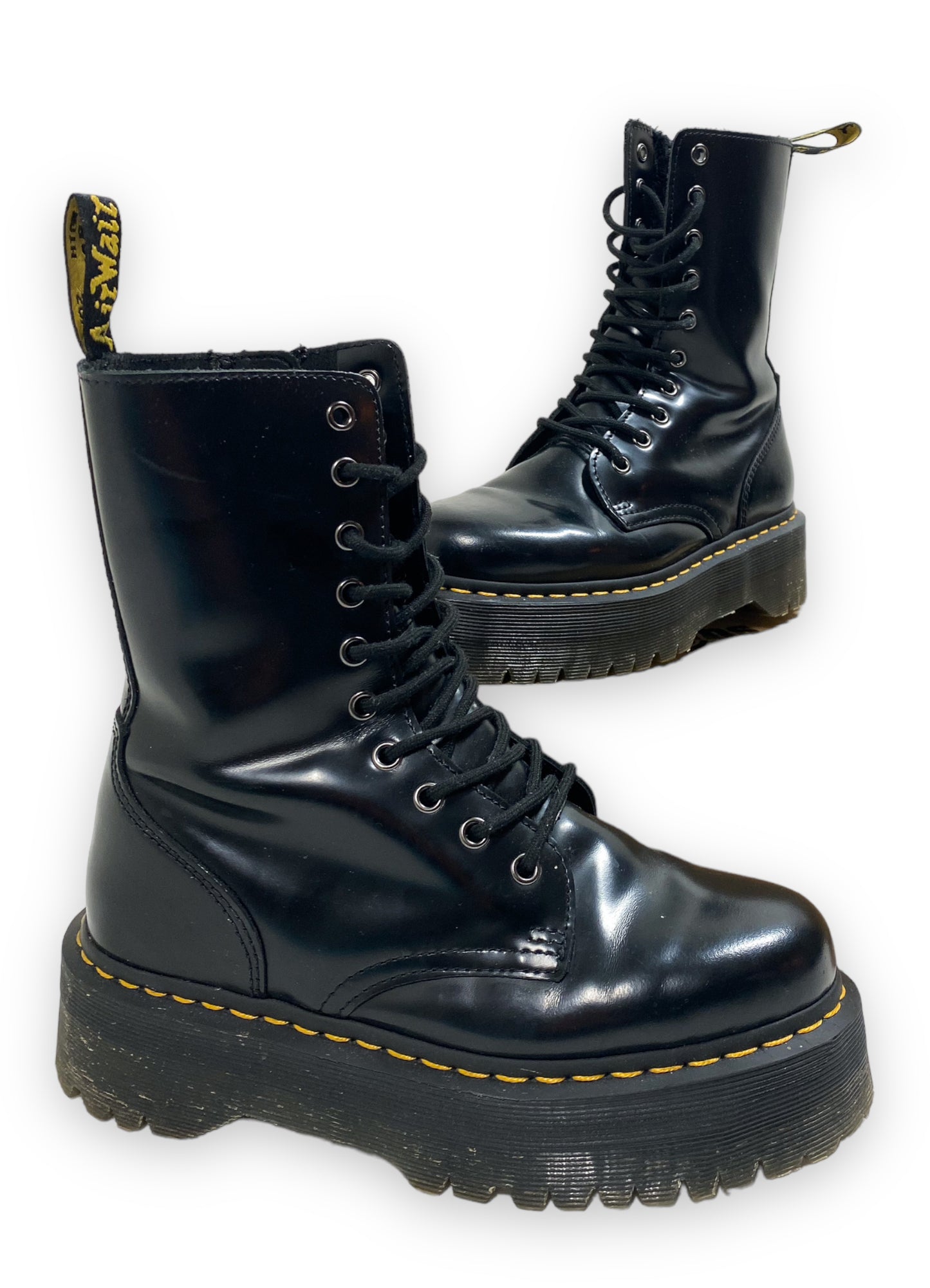 CECILIA - Dr. Martens Jadon Hi boots in black